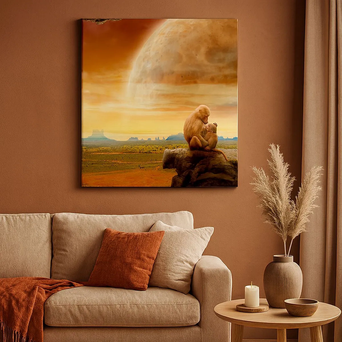 Vászonkép - A szerelem mindenhol ugyanaz - 30x30 cm