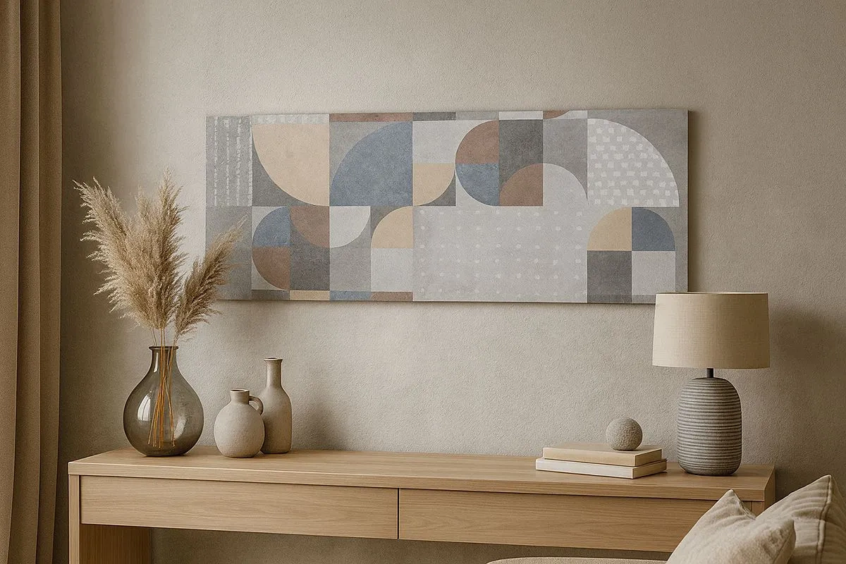 Vászonkép - Kerámia fantázia - 100x40 cm