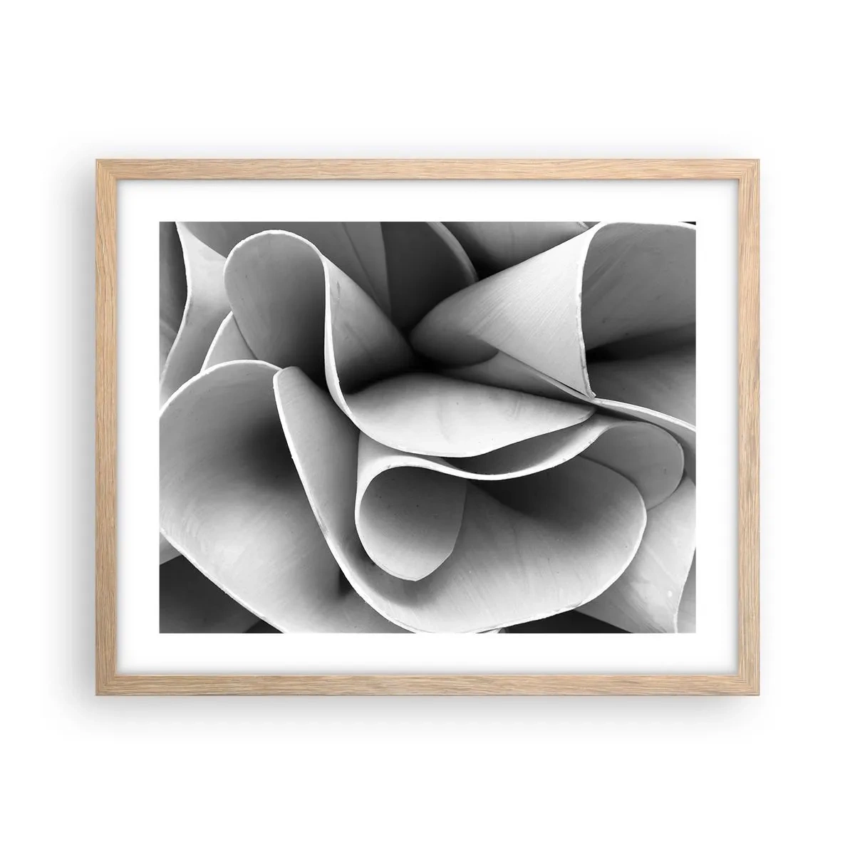 Poszter világos tölgy keretben - Az űrben történik - 50x40 cm