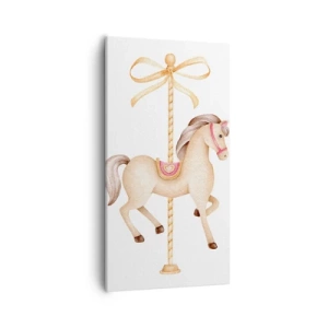 Vászonkép - Kecses vágtával - 55x100 cm