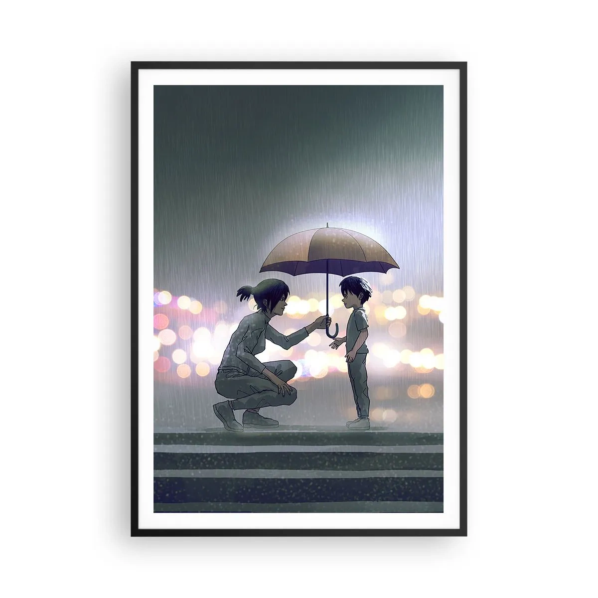 Poszter fehér keretben - És most minden rendben - 70x100 cm