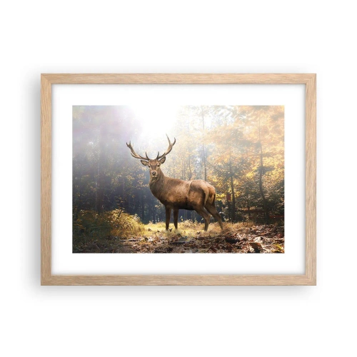 Poszter világos tölgy keretben - Teljes fenségben - 40x30 cm