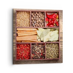 Vászonkép - Formarend, aromacsokor - 70x70 cm