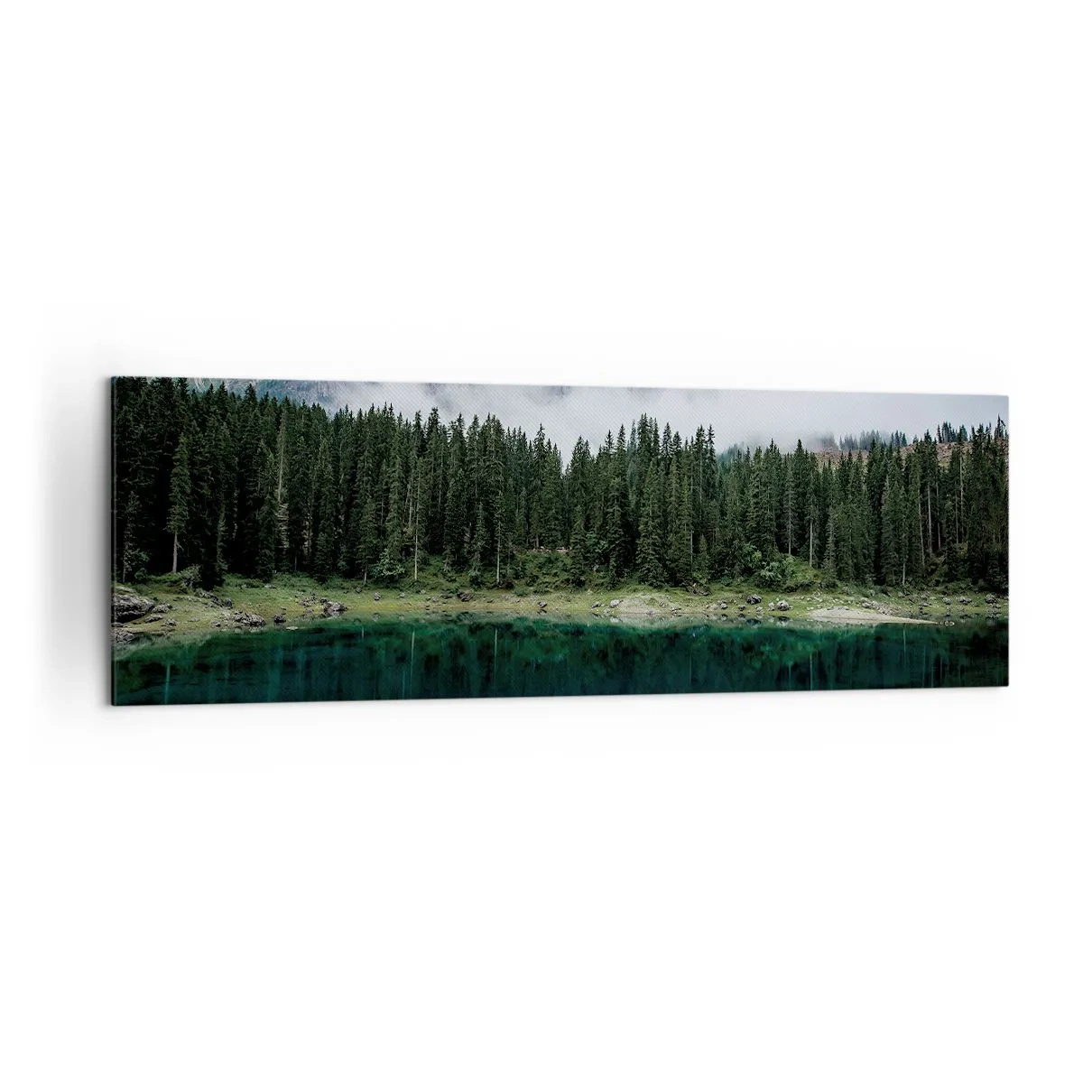 Vászonkép - Csitt, csit, ne zavard fel az állóvizet... - 160x50 cm