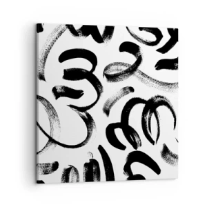 Vászonkép - Feketén-fehéren - 50x50 cm