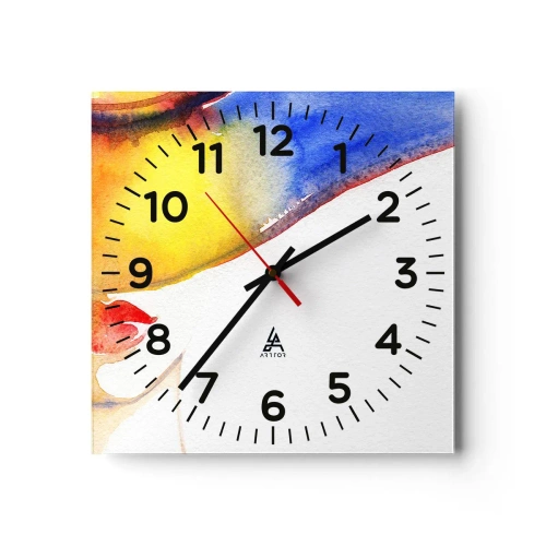 Falióra, Óra - Egy hölgy portréja - 40x40 cm