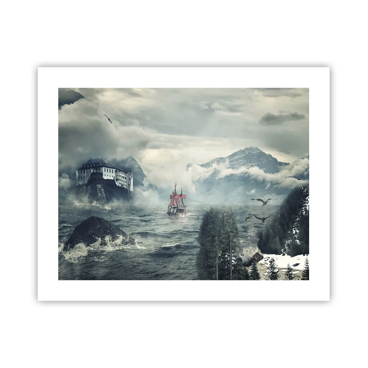 Poszter - Varázslatos vizeken - 50x40 cm