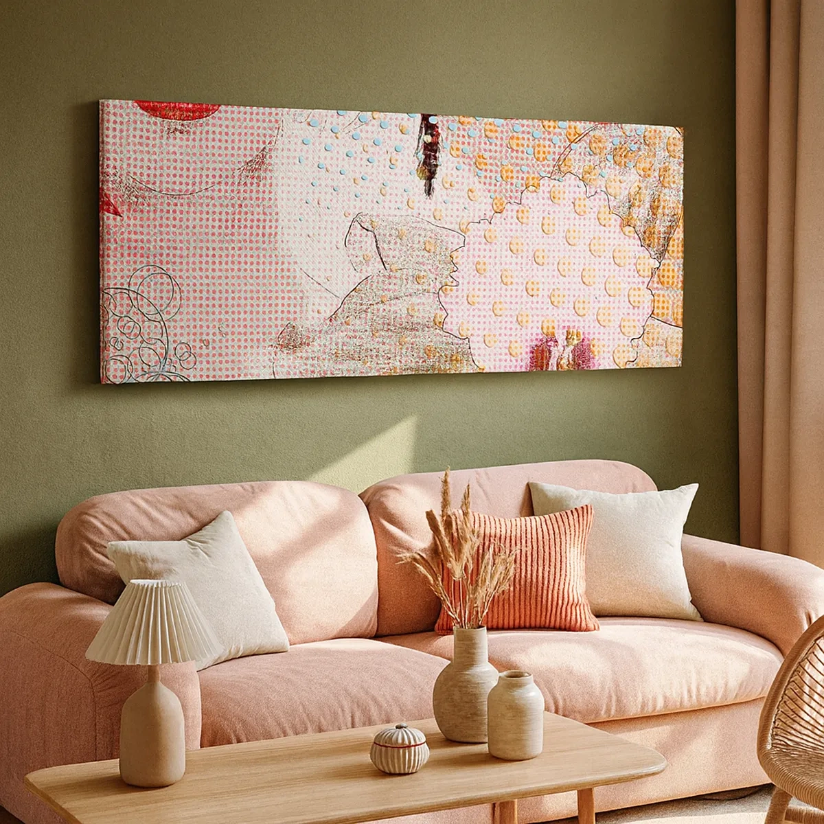 Vászonkép - Képregényes heroin - 30x30 cm