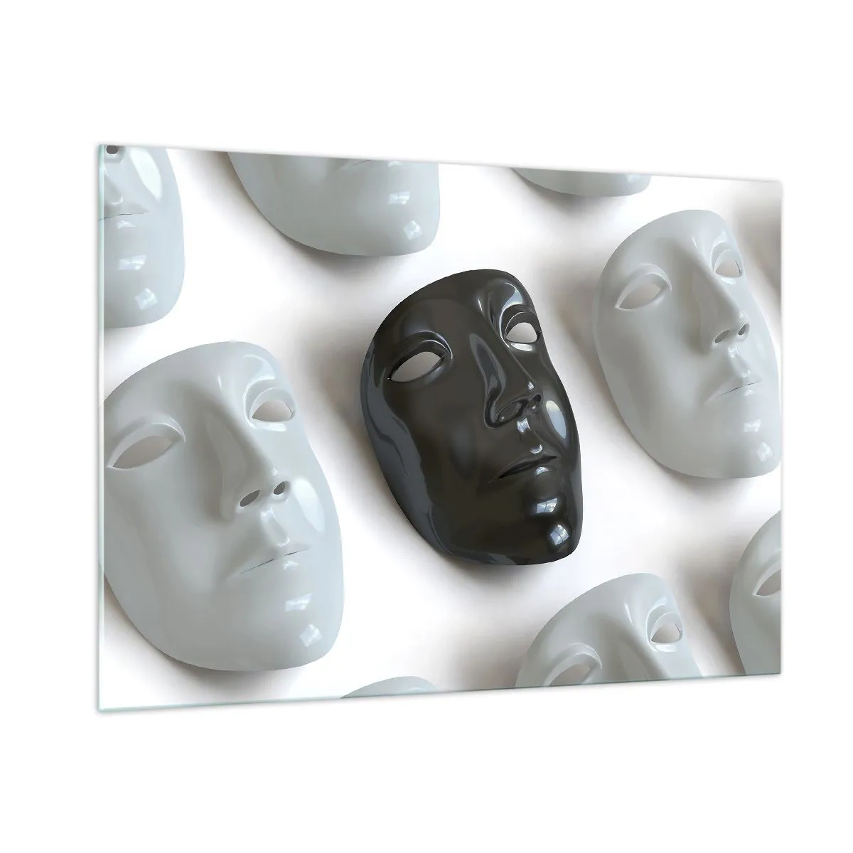 Üveg kép - Hogyan lehet kitűnni? - 100x70 cm