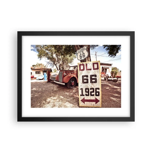 Poszter fehér keretben - Az amerikai tartomány legendája - 40x30 cm