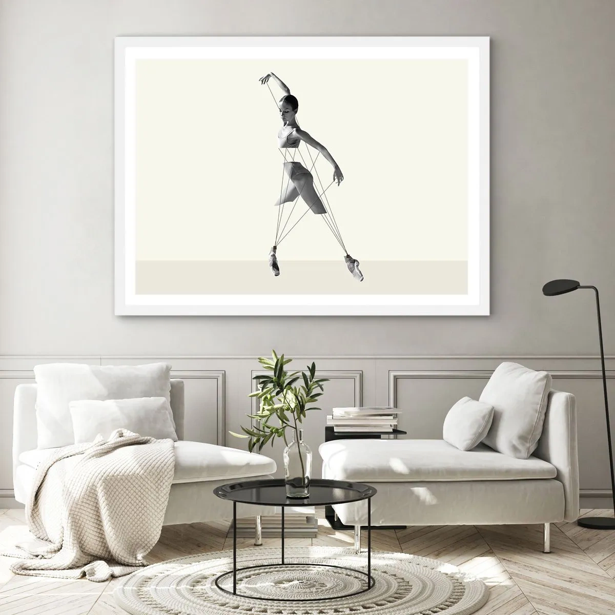 Poszter fekete keretben - A világ színházában - 91x61 cm