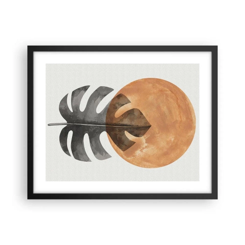 Poszter fehér keretben - Mindig a nap - 50x40 cm