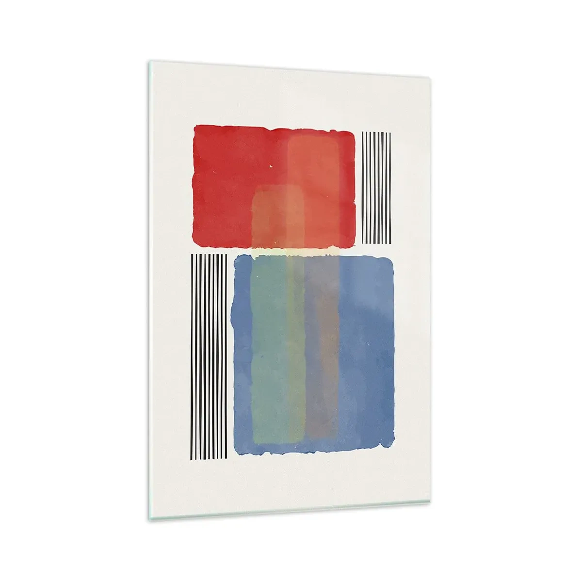 Üveg kép - A geometria szelleme és betűje - 80x120 cm