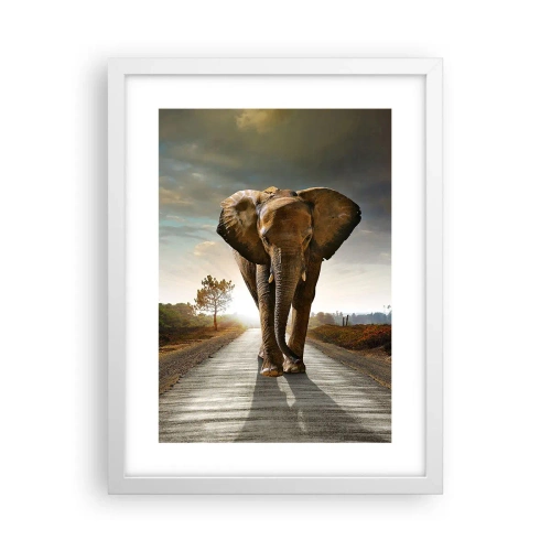 Poszter fekete keretben - És egyáltalán nem porcelánraktárban - 30x40 cm