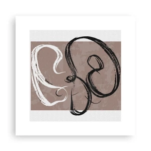 Poszter - Kompozíció - a teljesség keresése - 30x30 cm