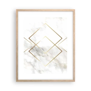 Poszter világos tölgy keretben - Kilátás a végtelenbe - 40x50 cm