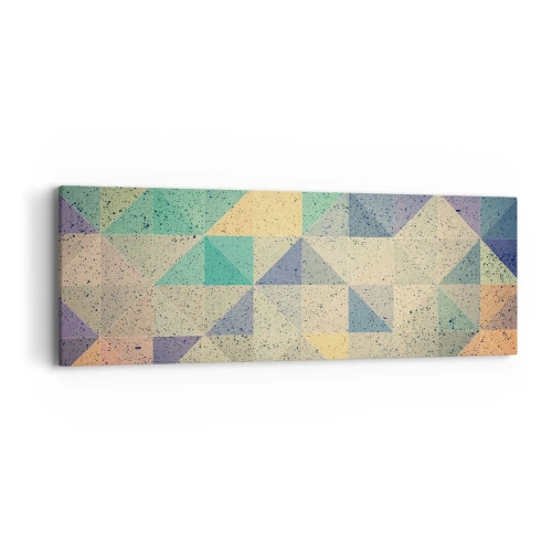 Vászonkép - A háromszögek köztársasága - 90x30 cm