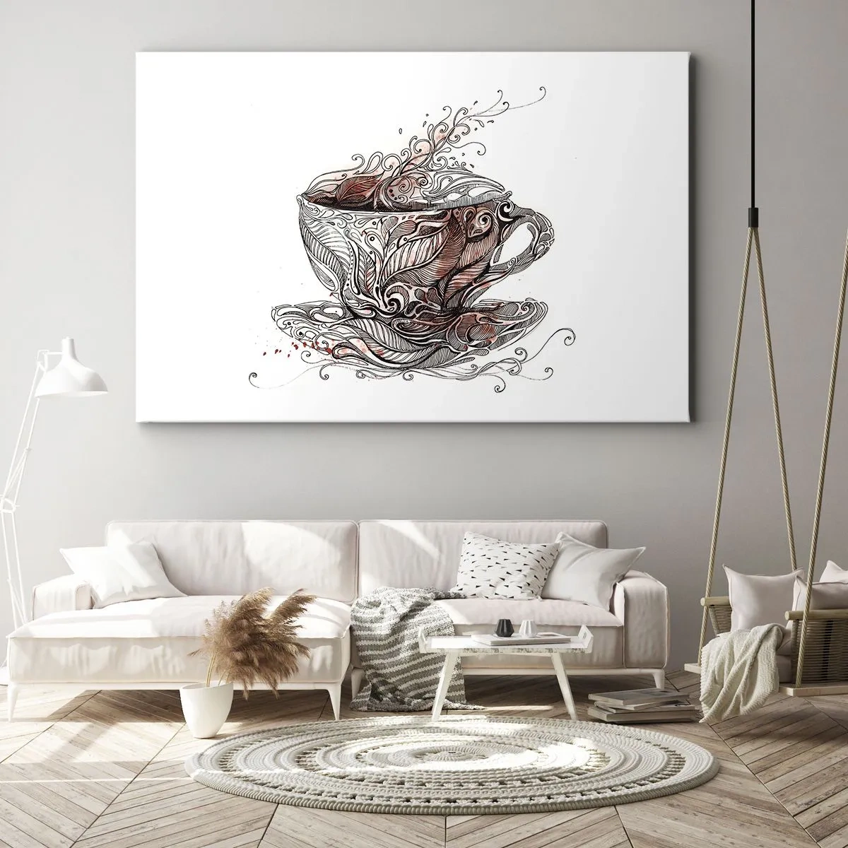 Vászonkép - Tea mindenre jó - 120x80 cm