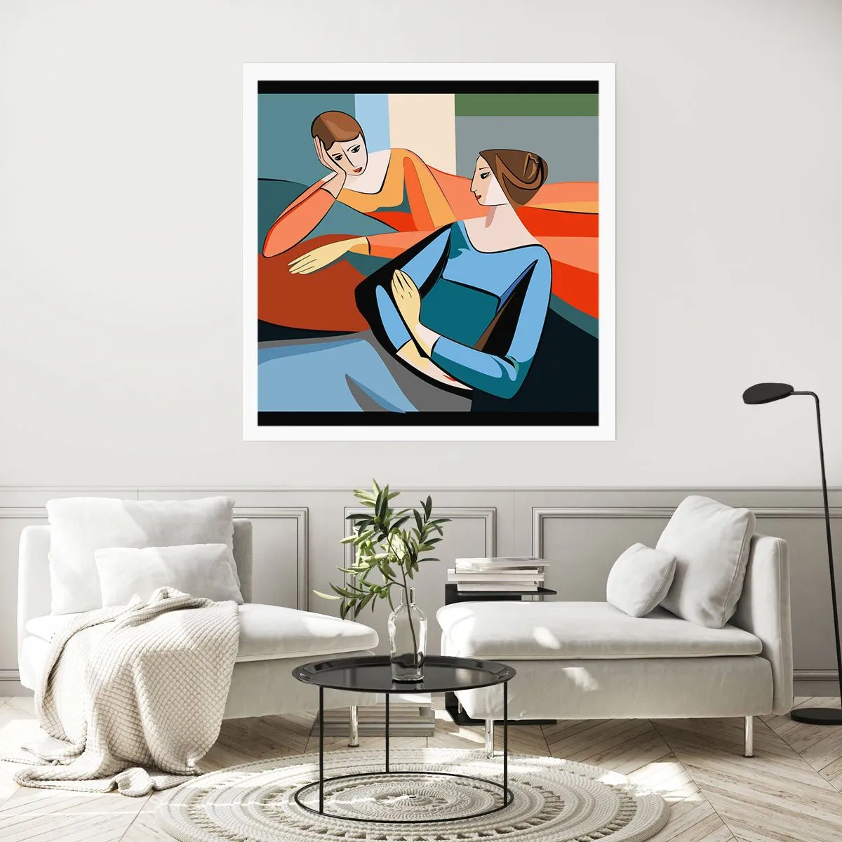 Poszter - A bizalmak pillanata - 40x40 cm