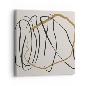 Vászonkép - Kompozíció - birtokló tánc - 30x30 cm