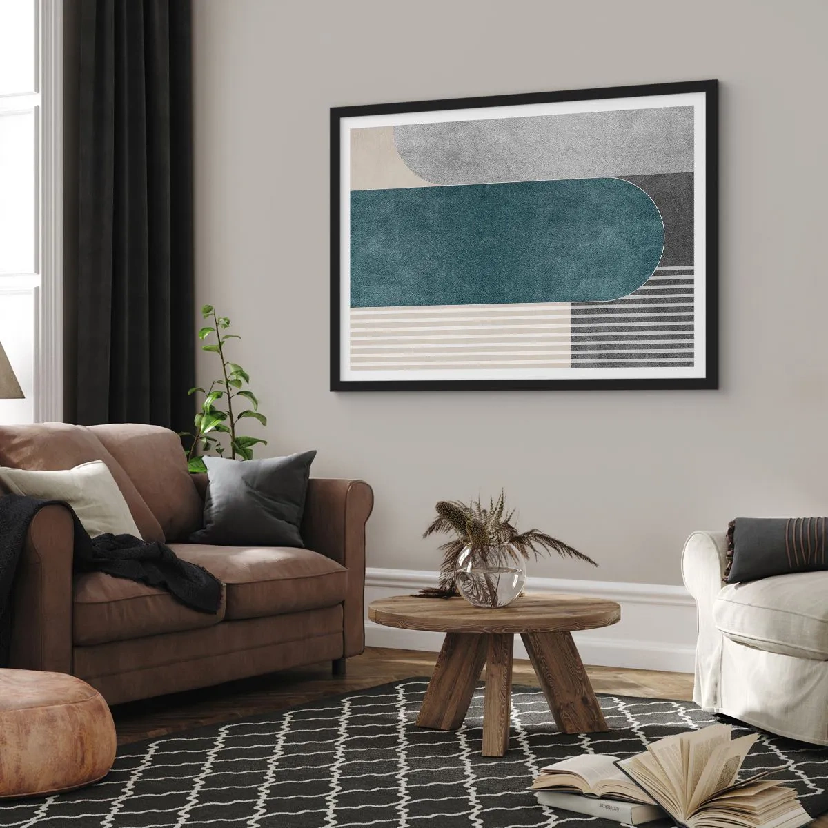 Poszter fehér keretben - Vízszintes kompozíció - 70x50 cm