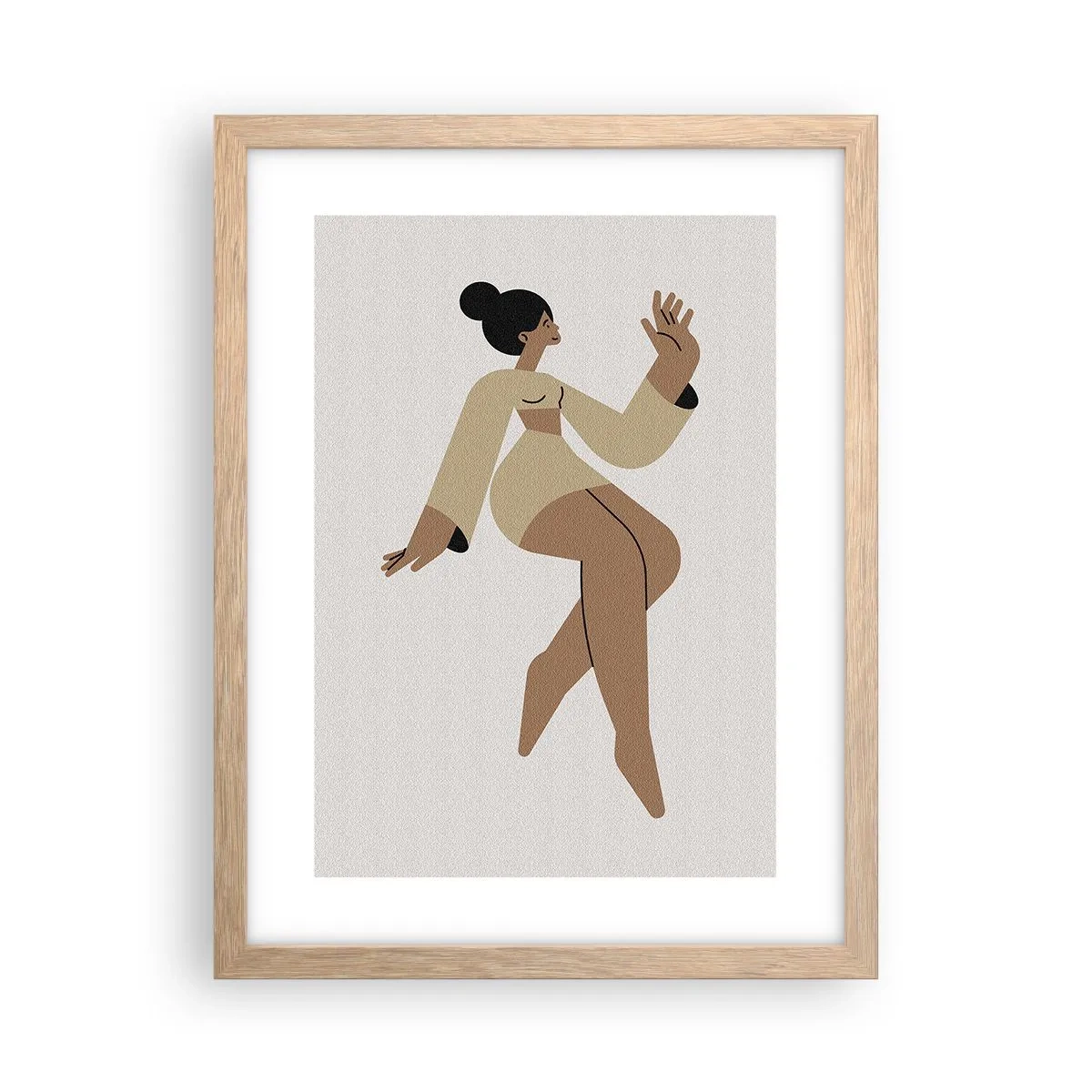 Poszter világos tölgy keretben - A kegyelem alakja - 30x40 cm