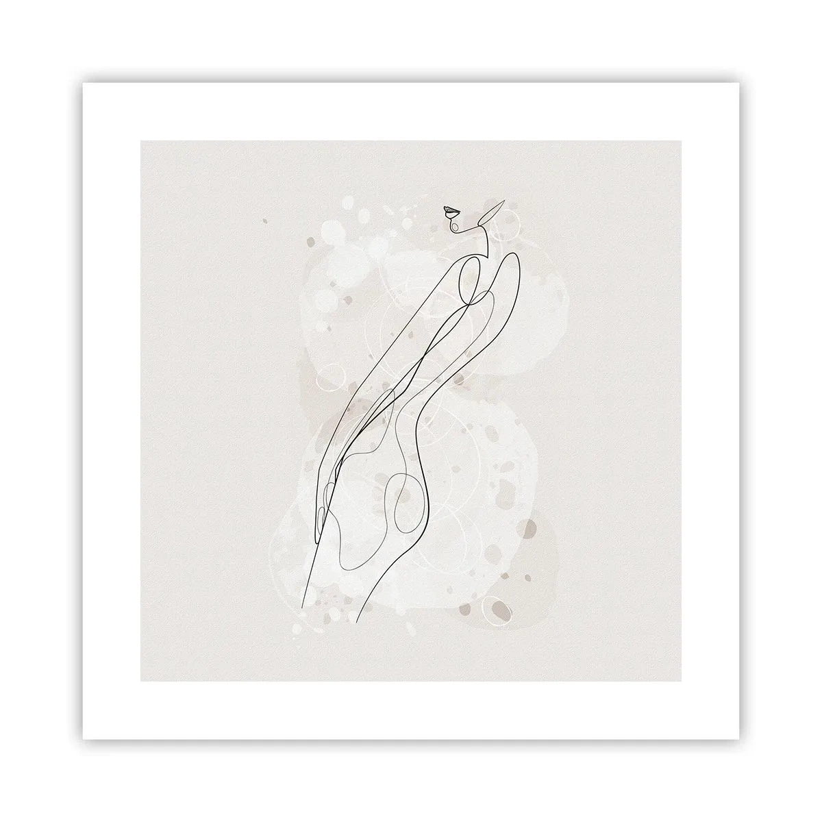 Poszter - Eltévedni nézésben - 40x40 cm