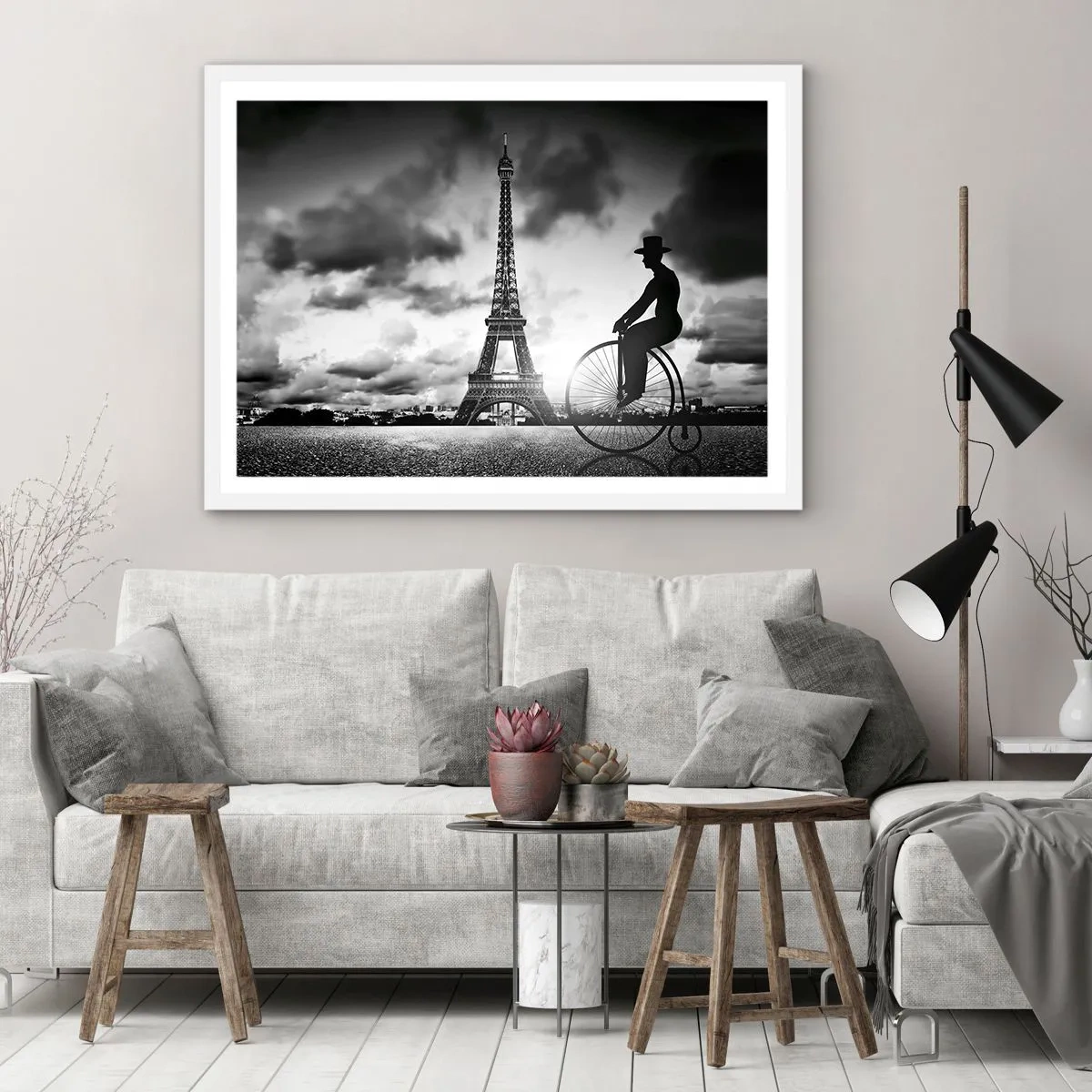 Poszter fekete keretben - Belle Epoque hiánya - 40x30 cm