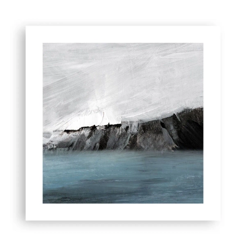 Poszter - Víz - föld: az elemek összecsapása - 40x40 cm