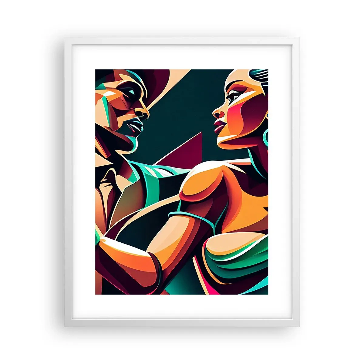 Poszter fekete keretben - A szív ritmusában - 40x50 cm