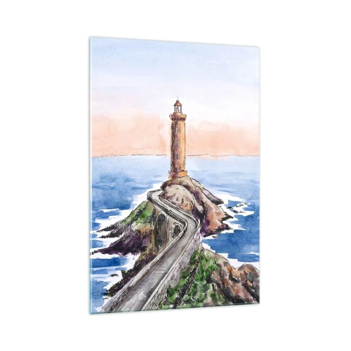 Üveg kép - Szemben a tengerrel - 70x100 cm