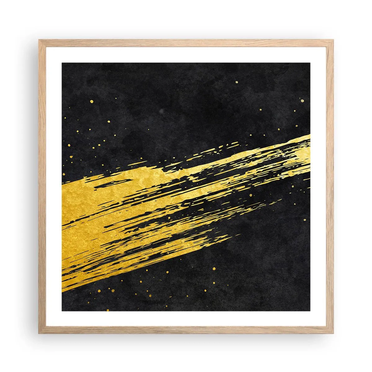 Poszter világos tölgy keretben - Ugrás a hipertérbe - 60x60 cm