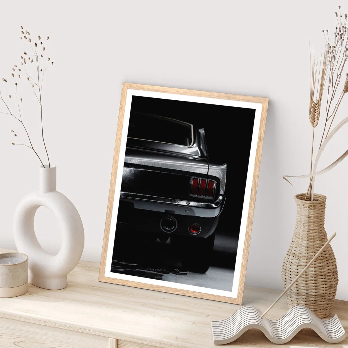 Poszter világos tölgy keretben - Klasszikus báj - 30x40 cm