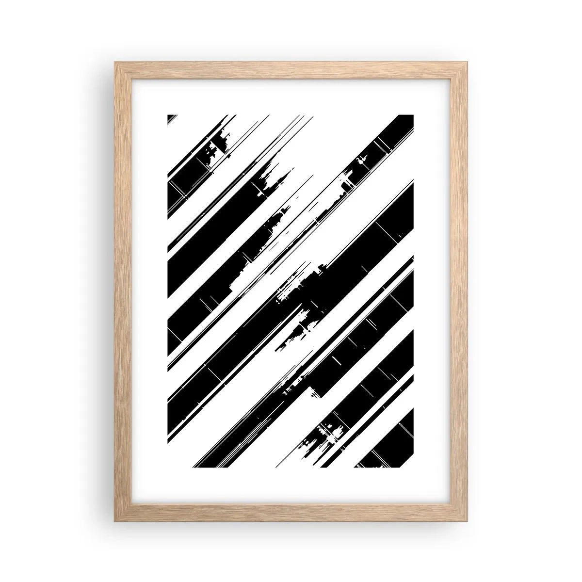 Poszter világos tölgy keretben - Intenzív és dinamikus kompozíció - 30x40 cm