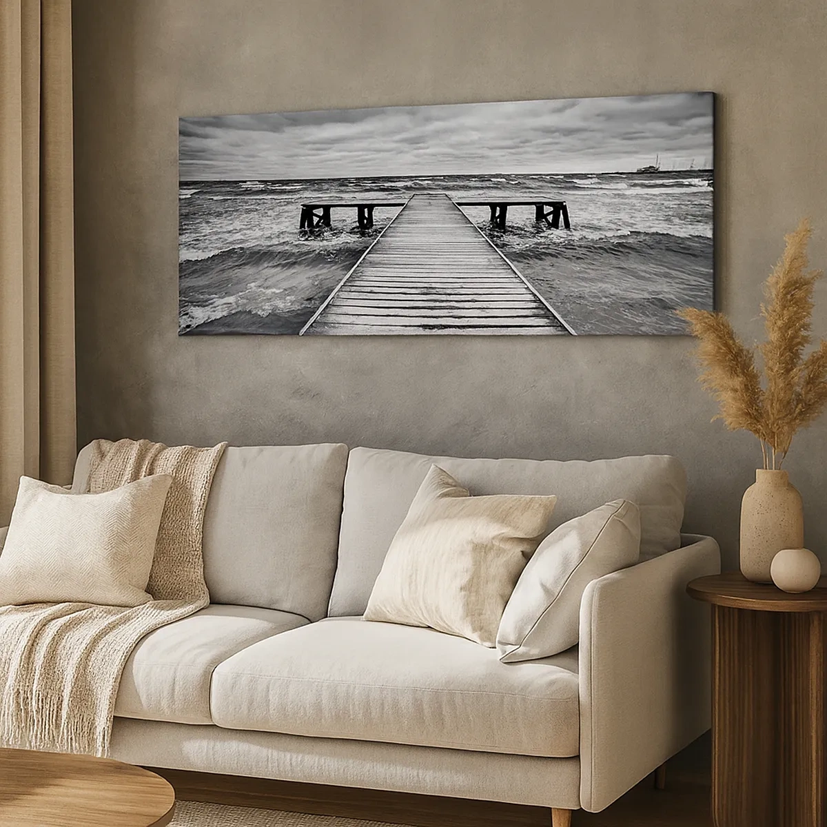 Vászonkép - Várom, hogy elűzze a szél... - 30x30 cm