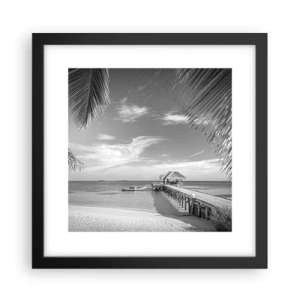 Poszter fehér keretben - Emlék vagy álom? - 30x30 cm