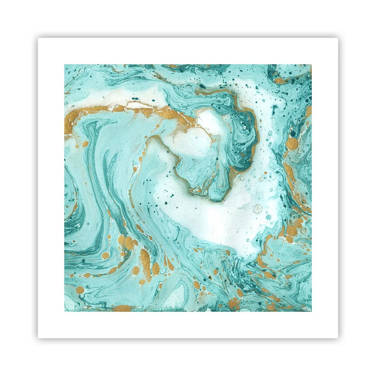 Poszter - Az Edo-korszak nagy hulláma alatt - 40x40 cm