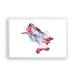 Poszter fekete keretben - Téli színben - 91x61 cm