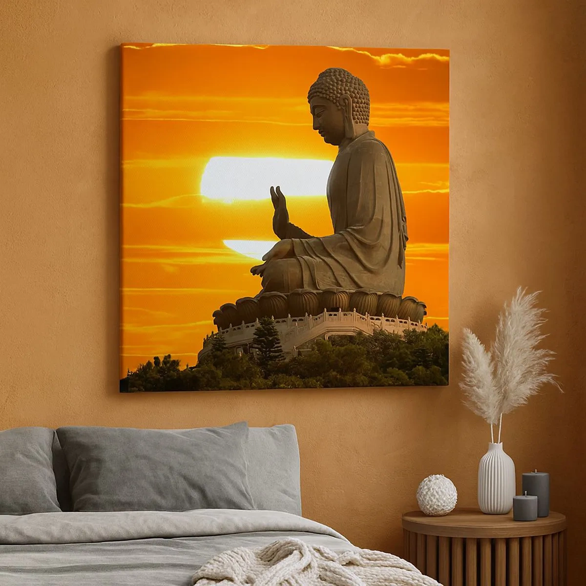 Vászonkép - Félelem nélkül a világtól - 30x30 cm