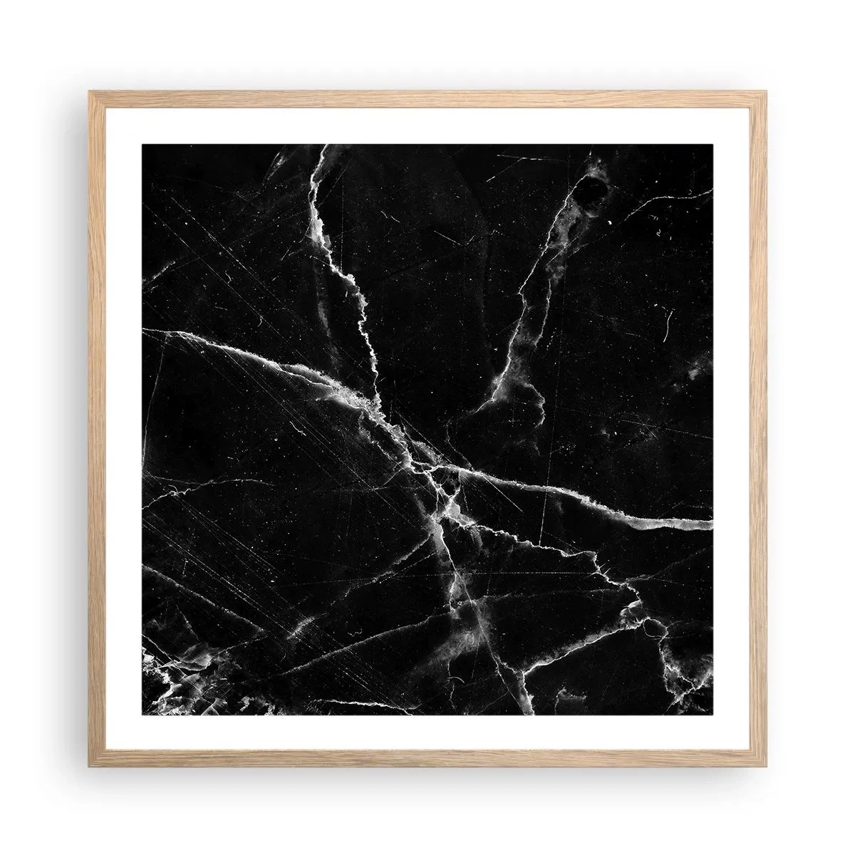 Poszter világos tölgy keretben - A kő titkos élete - 60x60 cm
