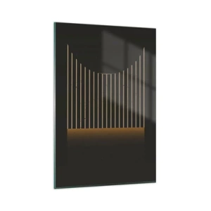 Üveg kép - Fedezze fel a sötétséget - 80x120 cm