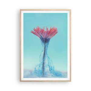 Poszter világos tölgy keretben - Élénkítő ölelésben - 70x100 cm