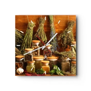 Falióra, Óra - Konyhai varázslatok - 30x30 cm