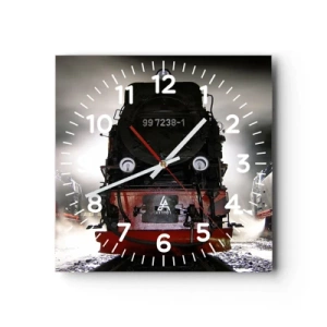 Falióra, Óra - Áll és zihál, zihál és fúj - 40x40 cm