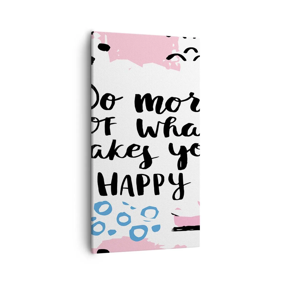 Vászonkép - Hogyan legyünk boldogok - 55x100 cm