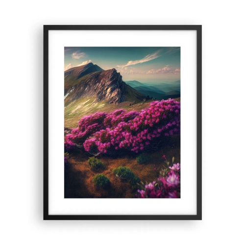 Poszter fehér keretben - Nyár a hegyekben - 40x50 cm