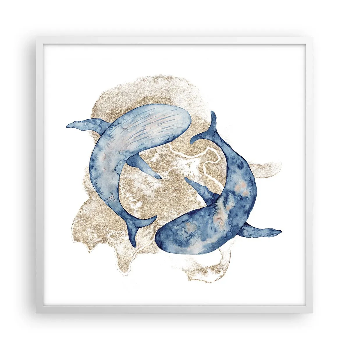 Poszter fekete keretben - Barátság vagy szerelem? - 60x60 cm