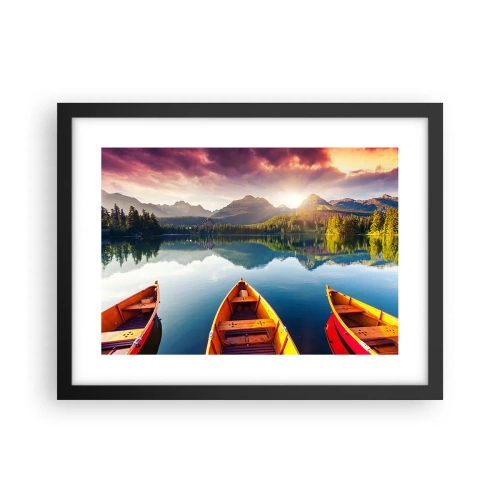 Poszter fehér keretben - Semmi a természet ellen - 40x30 cm