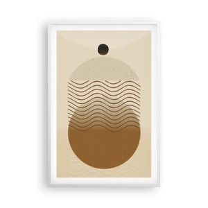 Poszter fekete keretben - A geometriai formák eredetéről - 61x91 cm