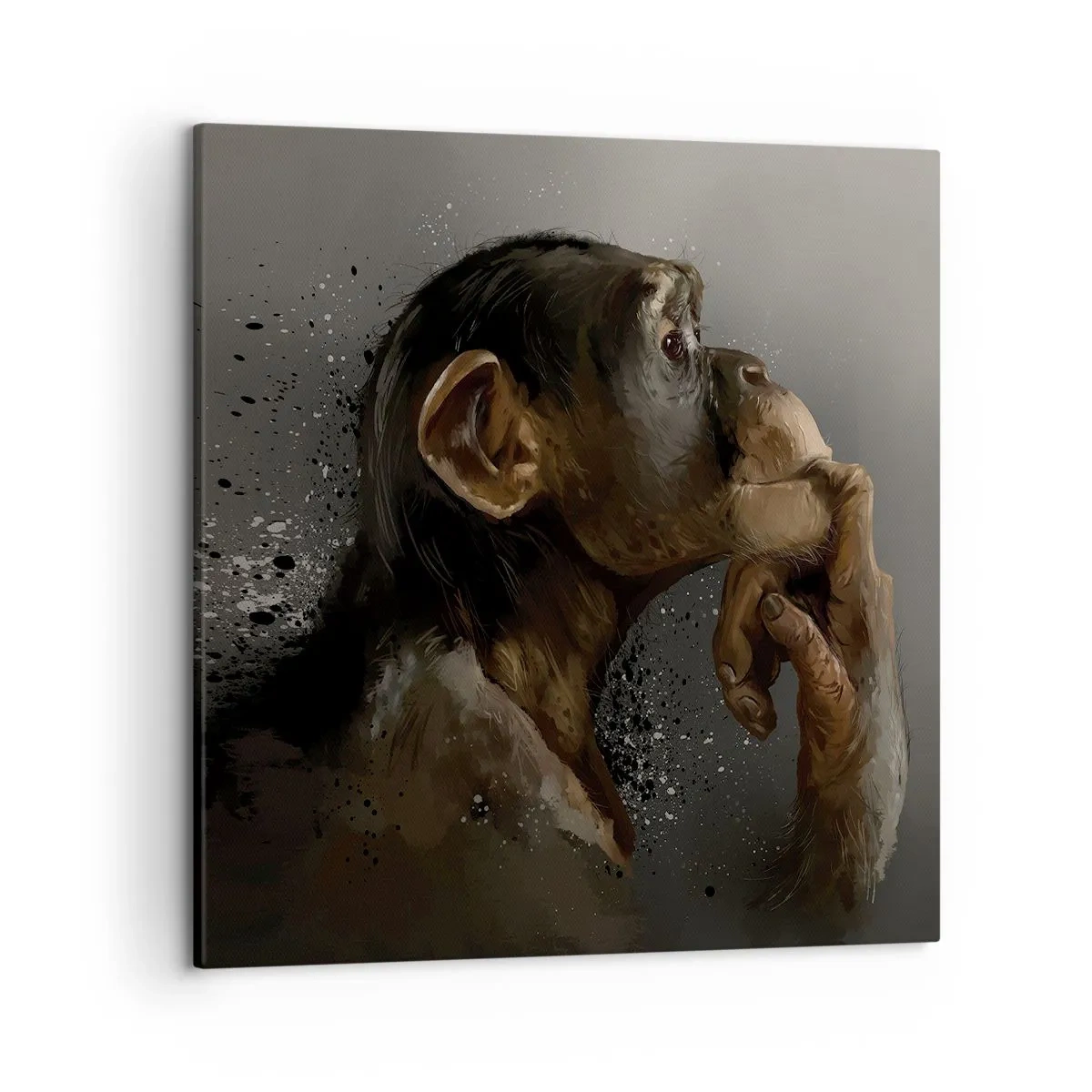 Vászonkép - Biztosan gondolkodó - 50x50 cm
